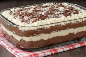 Pavê de Chocolate com leite ninho