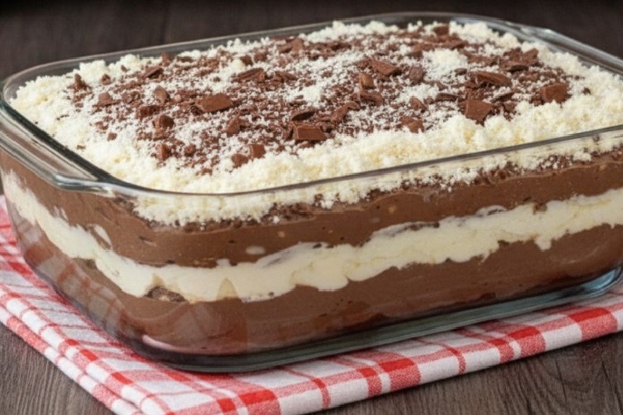 Pavê de Chocolate com leite ninho