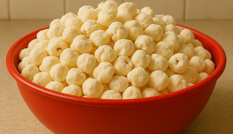 Pipoca de leite em pó da dona Ana