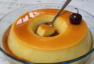 Pudim de Geladeira igual pudim de forno