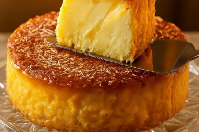 Pudim de Tapioca com Coco da Dona Ana