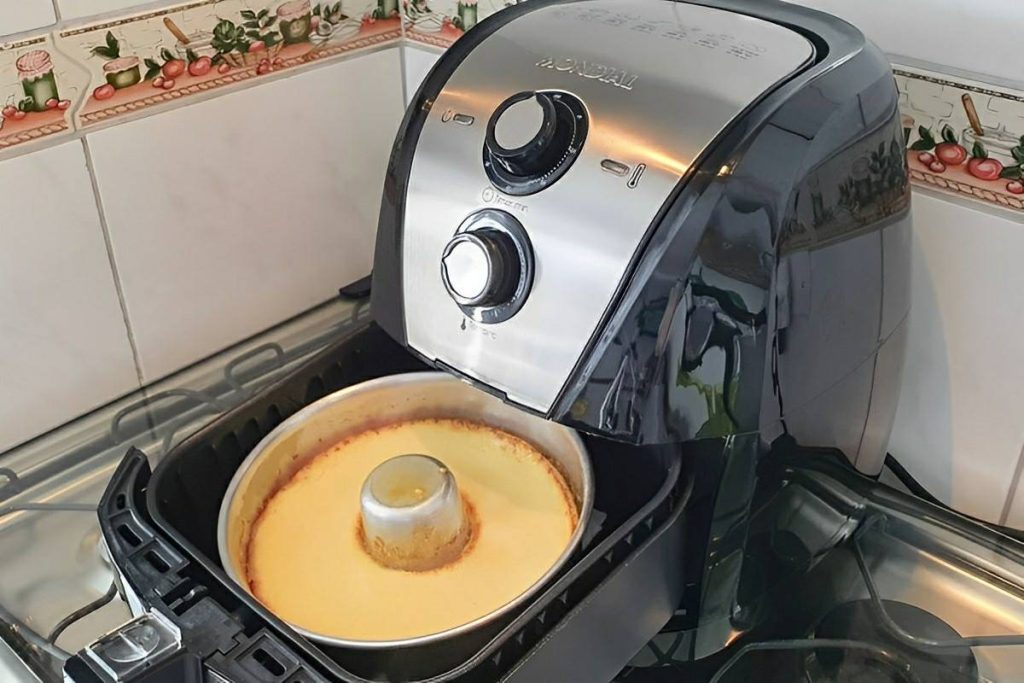 Pudim na AirFryer prático