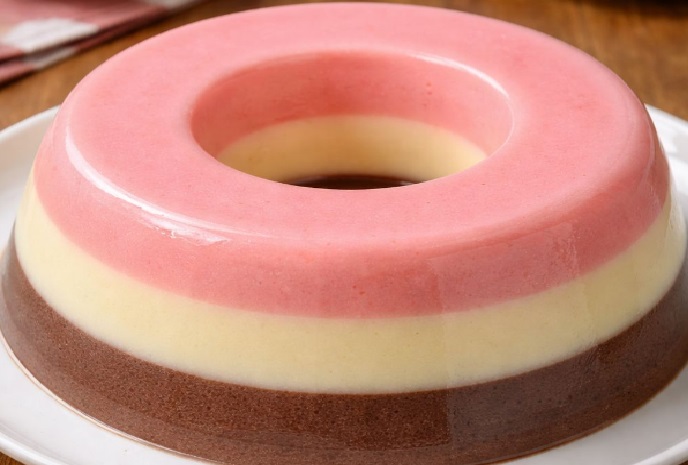 Pudim Napolitano Gelado que não vai ao forno