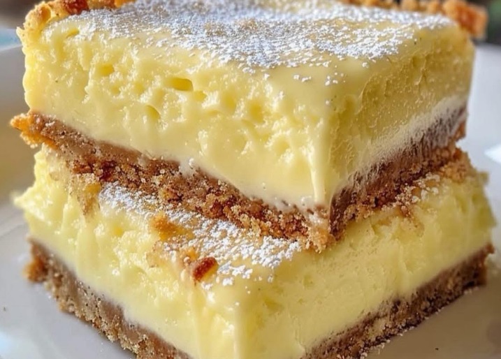 Quadradinhos Cremosos de Baunilha