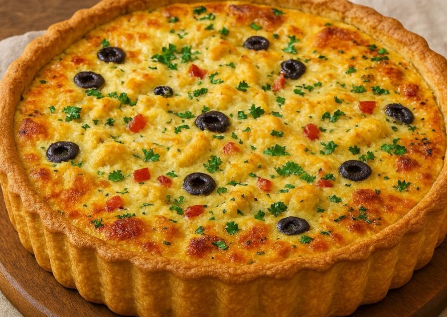 Quiche de Bacalhau Cremosa