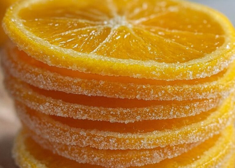 Rodelas de Laranjas cristalizadas