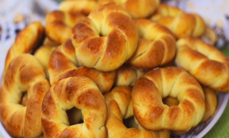 Rosquinhas de Creme de leite assadas