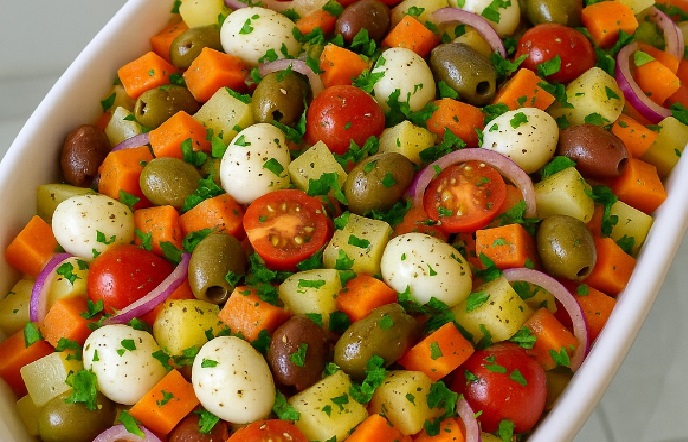 Salada Colorida simples de preparar