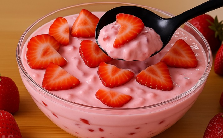 Sobremesa de Morango da Vovó Ana