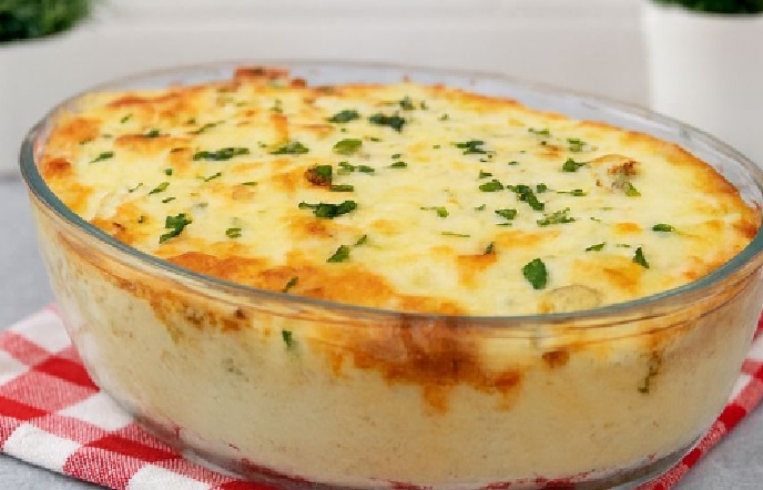 Suflê de Bacalhau pra servir na ceia de Natal