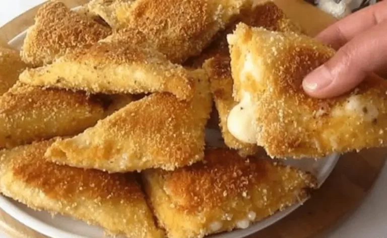 Torradas recheadas de batata e queijo