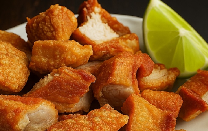 Torresmo Crocante e sequinho da Dona Ana