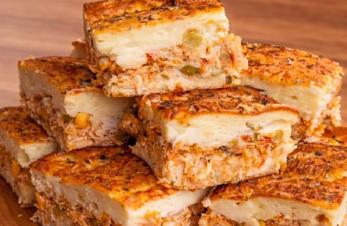 Torta de Frango de Liquidificador da dona Mariz