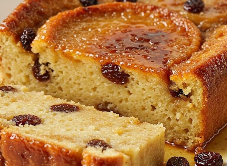 Torta de Pão com Doce de Leite