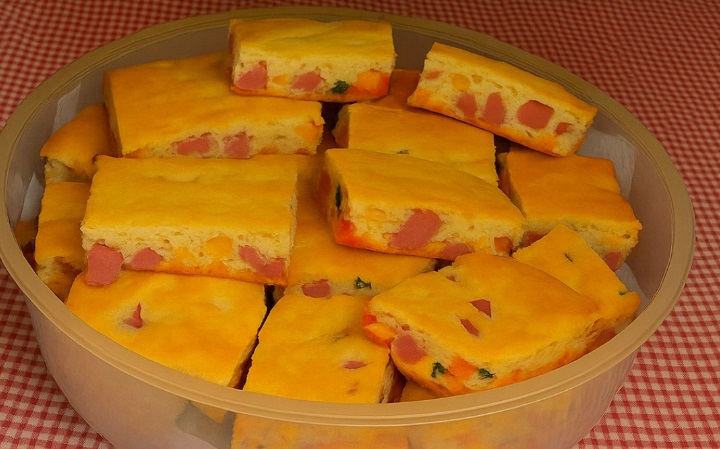 Torta de Salsicha de liquidificador