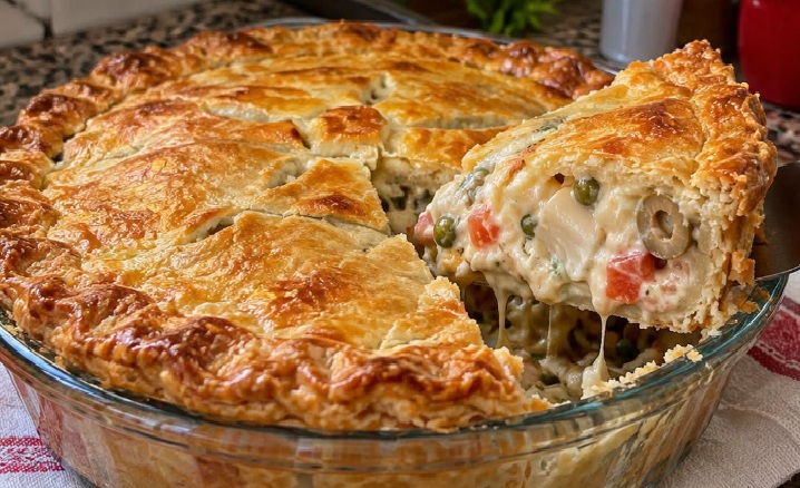 Torta Cremosa de Palmito com Requeijão
