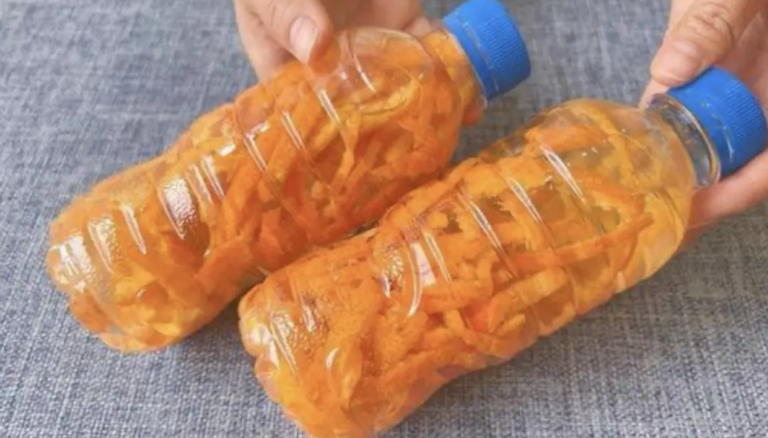 Não jogue fora a casca da laranja, coloque em um frasco e adicione vinagre